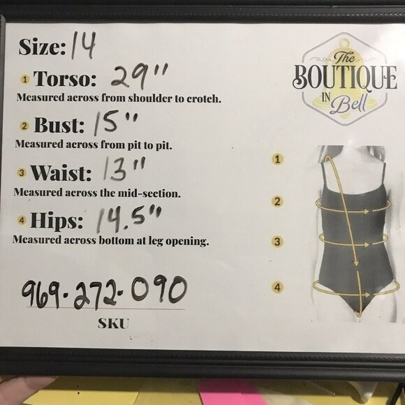 Vtg ILGWU Mainstream One Piece Swimsuit Size 14 High Cut Bows Retro USA 80s - Picture 10 of 13